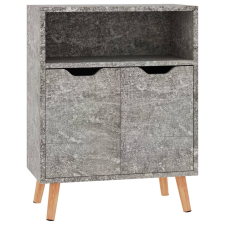 vidaXL betonszürke forgácslap tálalószekrény 60 x 30 x 72 cm (326826) bútor