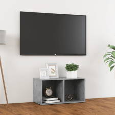 vidaXL betonszürke forgácslap TV-szekrény 72 x 35 x 36,5 cm bútor