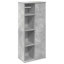 vidaXL betonszürke fürdőszobaszekrény tekercstartóval 39x22x90 cm (858527) fürdőszoba bútor