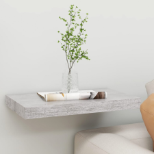 vidaXL betonszürke MDF lebegő fali polc 50 x 23 x 3,8 cm bútor