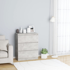 vidaXL betonszürke megmunkált fa tálalószekrény 60 x 35 x 76 cm bútor
