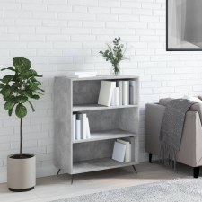 vidaXL betonszürke műfa könyvespolc 69,5 x 32,5 x 90 cm bútor
