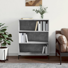 vidaXL betonszürke műfa könyvespolc 69,5 x 32,5 x 90 cm bútor