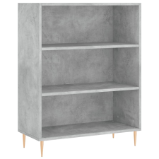 vidaXL betonszürke műfa könyvespolc 69,5 x 32,5 x 90 cm (828352) bútor