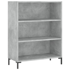 vidaXL betonszürke műfa könyvespolc 69,5 x 32,5 x 90 cm (828368) bútor