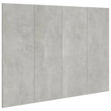vidaXL betonszürke szerelt fa ágyfejtámla 120x1,5x80 cm (811029) ágy és ágykellék