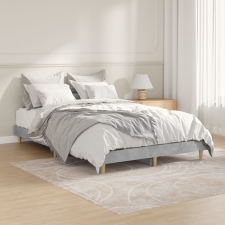 vidaXL betonszürke szerelt fa ágykeret 120 x 190 cm ágy és ágykellék