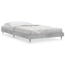 vidaXL betonszürke szerelt fa ágykeret 90 x 190 cm   (832201) ágy és ágykellék