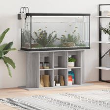 vidaXL Betonszürke szerelt fa akváriumi állvány 120x40x60 cm halfelszerelések