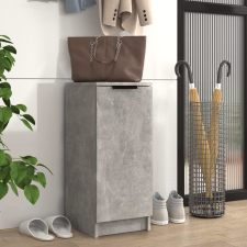 vidaXL Betonszürke szerelt fa cipősszekrény 30 x 35 x 70 cm bútor