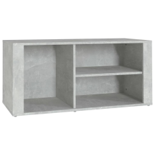 vidaXL betonszürke szerelt fa cipőszekrény 100x35x45 cm (816924) bútor