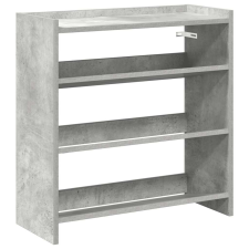 vidaXL betonszürke szerelt fa cipőtartó 60x25x62 cm (859890) bútor