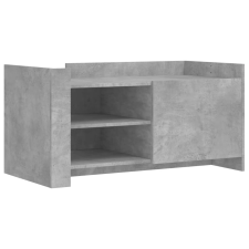 vidaXL betonszürke szerelt fa dohányzóasztal 100 x 50 x 50 cm (848363) bútor