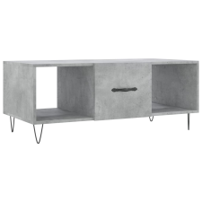 vidaXL betonszürke szerelt fa dohányzóasztal 102 x 50 x 40 cm (829296) bútor