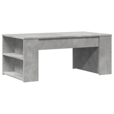 vidaXL betonszürke szerelt fa dohányzóasztal 102 x 55 x 42 cm bútor