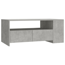 vidaXL betonszürke szerelt fa dohányzóasztal 102 x 55 x 42 cm (810921) bútor