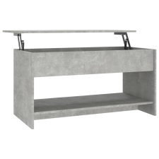 vidaXL betonszürke szerelt fa dohányzóasztal 102x50x52,5 cm (809651) bútor