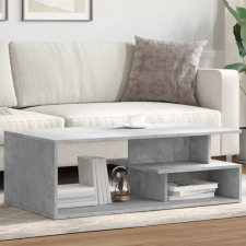 vidaXL betonszürke szerelt fa dohányzóasztal 102x55x35 cm bútor