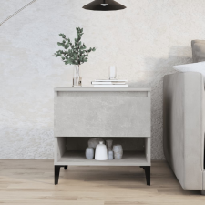 vidaXL betonszürke szerelt fa dohányzóasztal 50 x 46 x 50 cm bútor