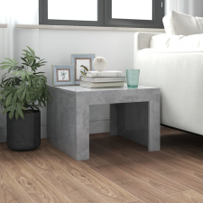 vidaXL betonszürke szerelt fa dohányzóasztal 50 x 50 x 35 cm bútor