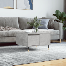 vidaXL betonszürke szerelt fa dohányzóasztal 55x55x36,5 cm bútor
