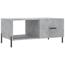 vidaXL betonszürke szerelt fa dohányzóasztal 90 x 50 x 40 cm (829224) bútor