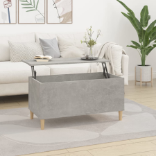vidaXL betonszürke szerelt fa dohányzóasztal 90x44,5x45 cm bútor