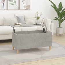 vidaXL betonszürke szerelt fa dohányzóasztal 90x44,5x45 cm bútor