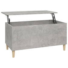 vidaXL betonszürke szerelt fa dohányzóasztal 90x44,5x45 cm (819584) bútor