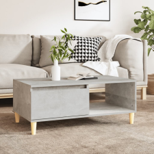 vidaXL betonszürke szerelt fa dohányzóasztal 90x50x36,5 cm bútor