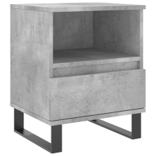 vidaXL betonszürke szerelt fa éjjeliszekrény 40x35x50 cm (830644) bútor