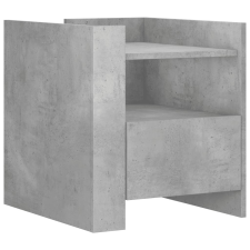 vidaXL betonszürke szerelt fa éjjeliszekrény 45 x 50 x 50 cm (848279) bútor