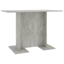 vidaXL betonszürke szerelt fa étkezőasztal 110 x 60 x 75 cm bútor