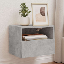 vidaXL betonszürke szerelt fa fali TV-szekrény 40 x 30 x 30 cm bútor