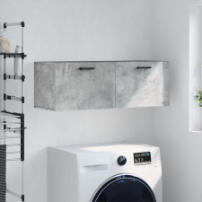 vidaXL betonszürke szerelt fa faliszekrény 100 x 36,5 x 35 cm bútor