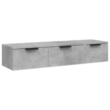 vidaXL betonszürke szerelt fa faliszekrény 102 x 30 x 20 cm (811407) bútor