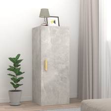vidaXL betonszürke szerelt fa faliszekrény 34,5 x 34 x 90 cm bútor