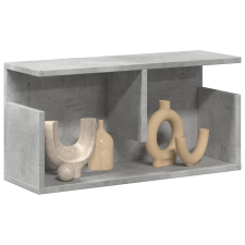 vidaXL betonszürke szerelt fa faliszekrény 60 x 20 x 30 cm bútor