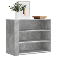 vidaXL betonszürke szerelt fa faliszekrény 75 x 35 x 60 cm bútor