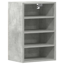 vidaXL betonszürke szerelt fa függő szekrény 40x29,5x60 cm (854178) bútor