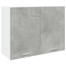 vidaXL betonszürke szerelt fa függő szekrény 80 x 31 x 60 cm (856109) bútor