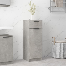 vidaXL betonszürke szerelt fa fürdőszobaszekrény 32 x 34 x 90 cm fürdőszoba bútor