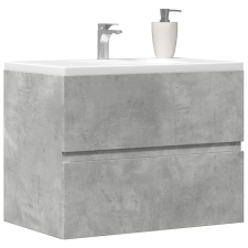 vidaXL betonszürke szerelt fa fürdőszobaszekrény 60 x 38,5 x 45 cm fürdőszoba bútor