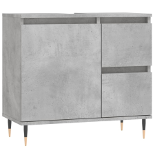 vidaXL betonszürke szerelt fa fürdőszobaszekrény 65 x 33 x 60 cm (831600) fürdőszoba bútor