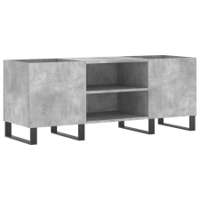 vidaXL betonszürke szerelt fa hanglemezszekrény 121x38x48 cm (831688) bútor