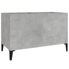vidaXL betonszürke szerelt fa hanglemezszekrény 74,5x38x48 cm (831969) bútor