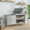 vidaXL Betonszürke szerelt fa hanglemezszekrény 84,5x38x48 cm (831945)