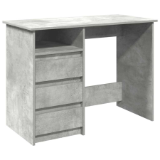 vidaXL betonszürke szerelt fa íróasztal 102x50x75 cm (860466) íróasztal