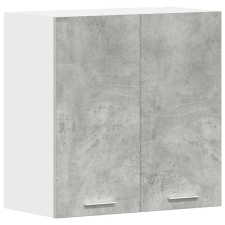 vidaXL betonszürke szerelt fa konyhai fali szekrény 60x31x60 cm (861228) bútor