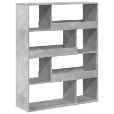 vidaXL betonszürke szerelt fa könyvespolc 100 x 33 x 125,5 cm (3309333) bútor